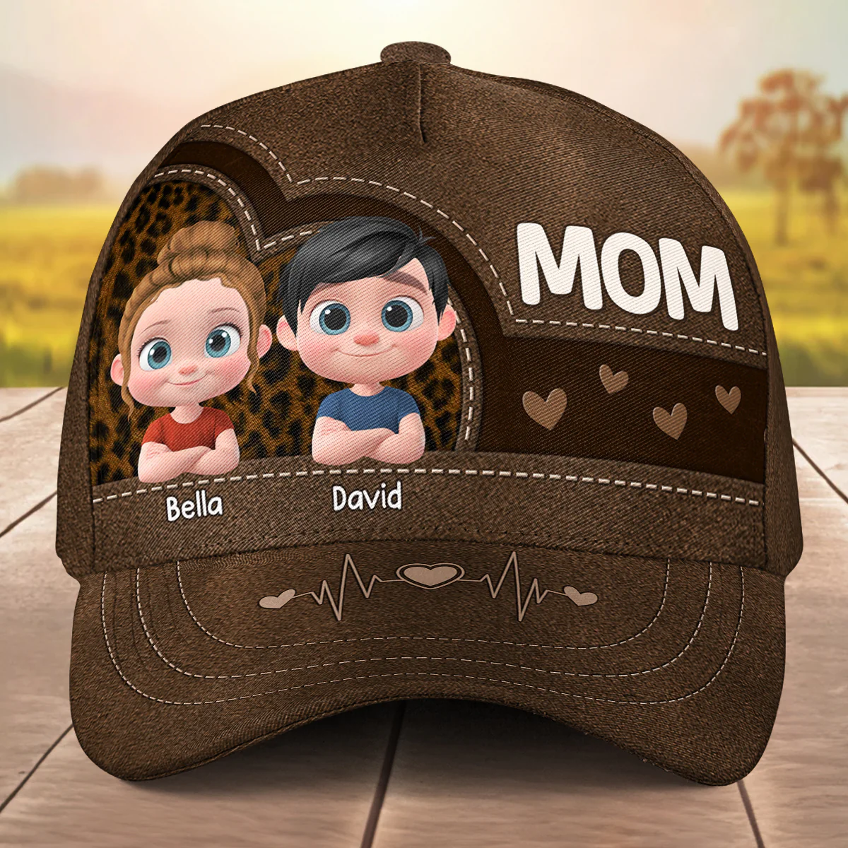 Grandma Is Our Favorite - Personalized Custom Classic Cap - Image 4