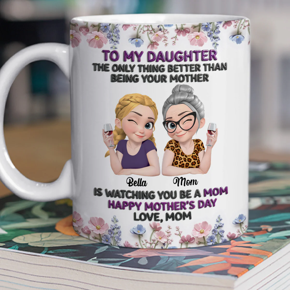 Grandma Journey - Personalized Custom 3D Effect Mug - Image 2