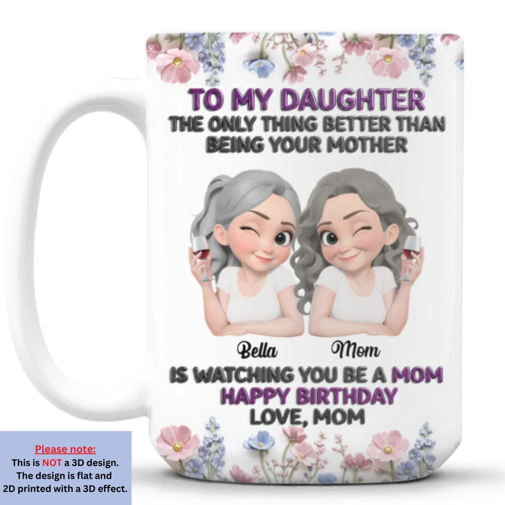 Grandma Journey - Personalized Custom 3D Effect Mug - Image 9