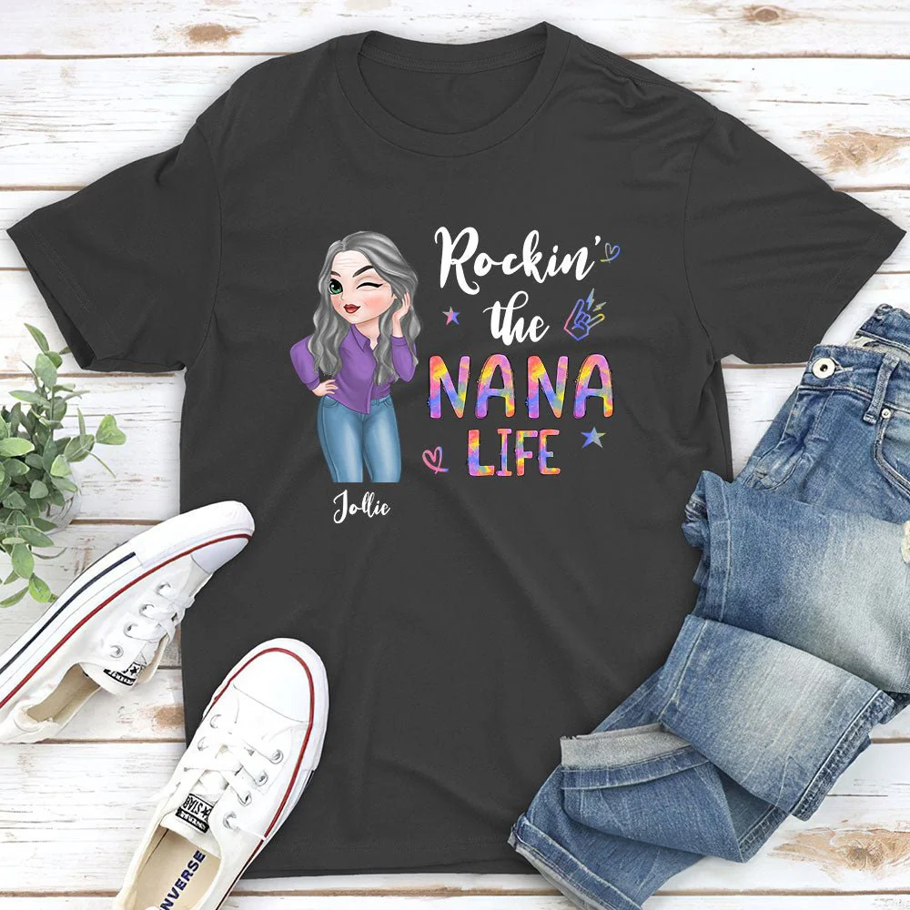 Grandma Life - Personalized Custom Unisex T-shirt - Image 3