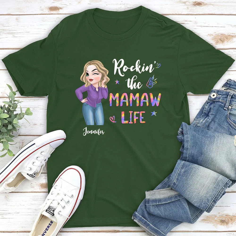 Grandma Life - Personalized Custom Unisex T-shirt - Image 4