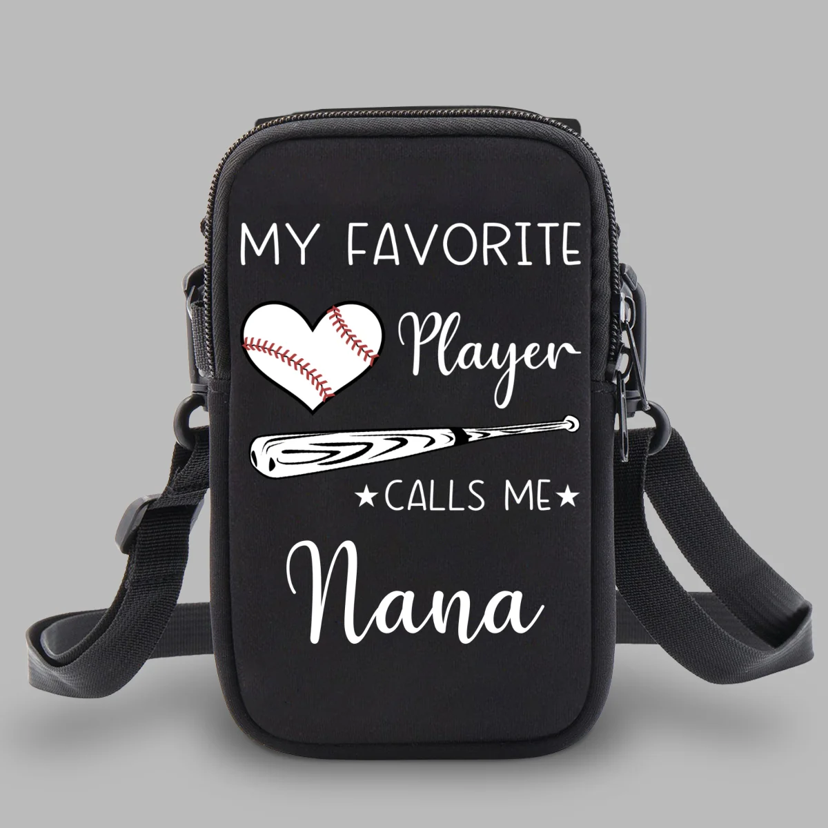 Grandma Little Champion - Personalized Custom Water Bottle Carrier Bag - Image 11