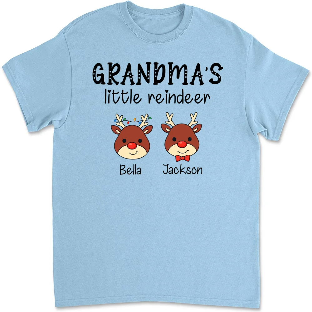 Grandma Little Reindeer Spread Christmas Joy - Personalized Custom Shirt - Image 11