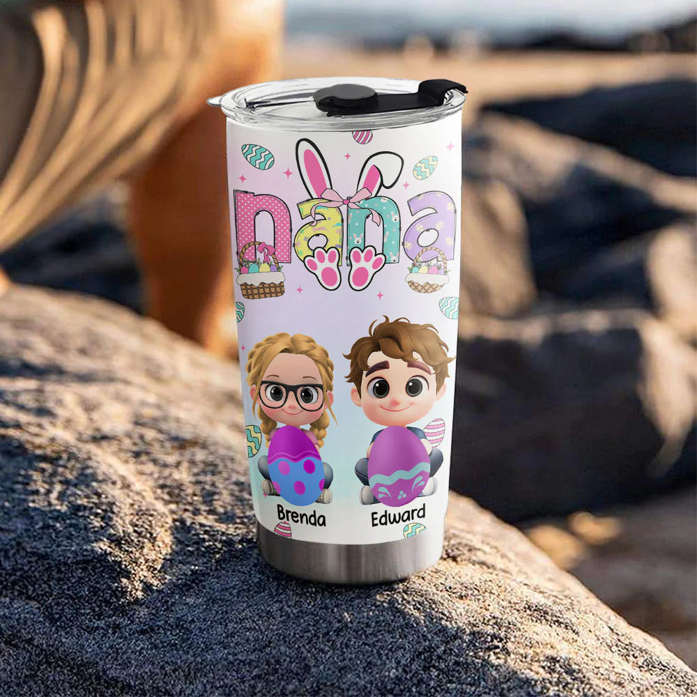 Grandma Love Is Timeless And Everlasting - Personalized Custom Tumbler - Image 4