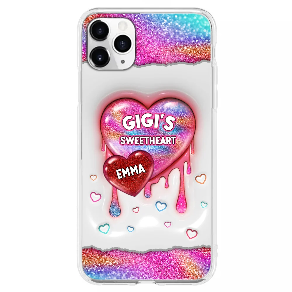 Grandma Love - Personalized Custom 3D Inflated Effect Phone Case - Image 10