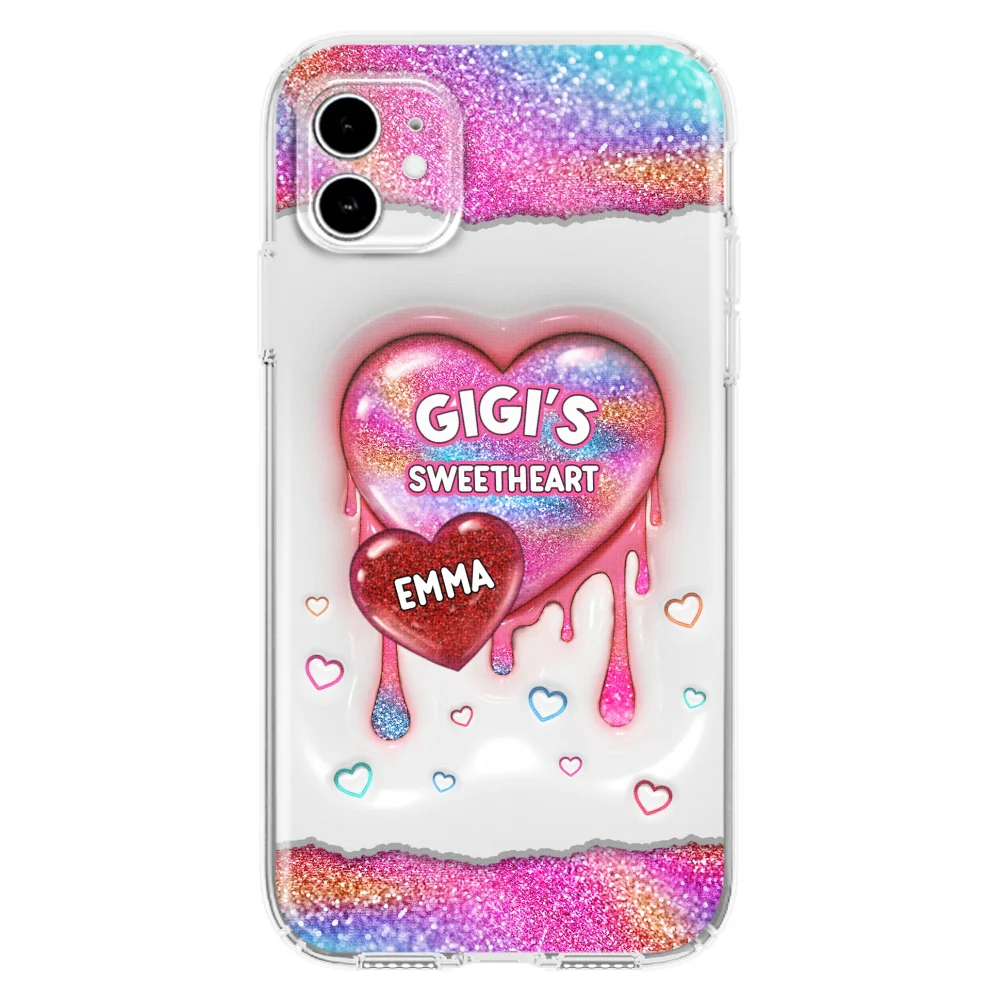 Grandma Love - Personalized Custom 3D Inflated Effect Phone Case - Image 11