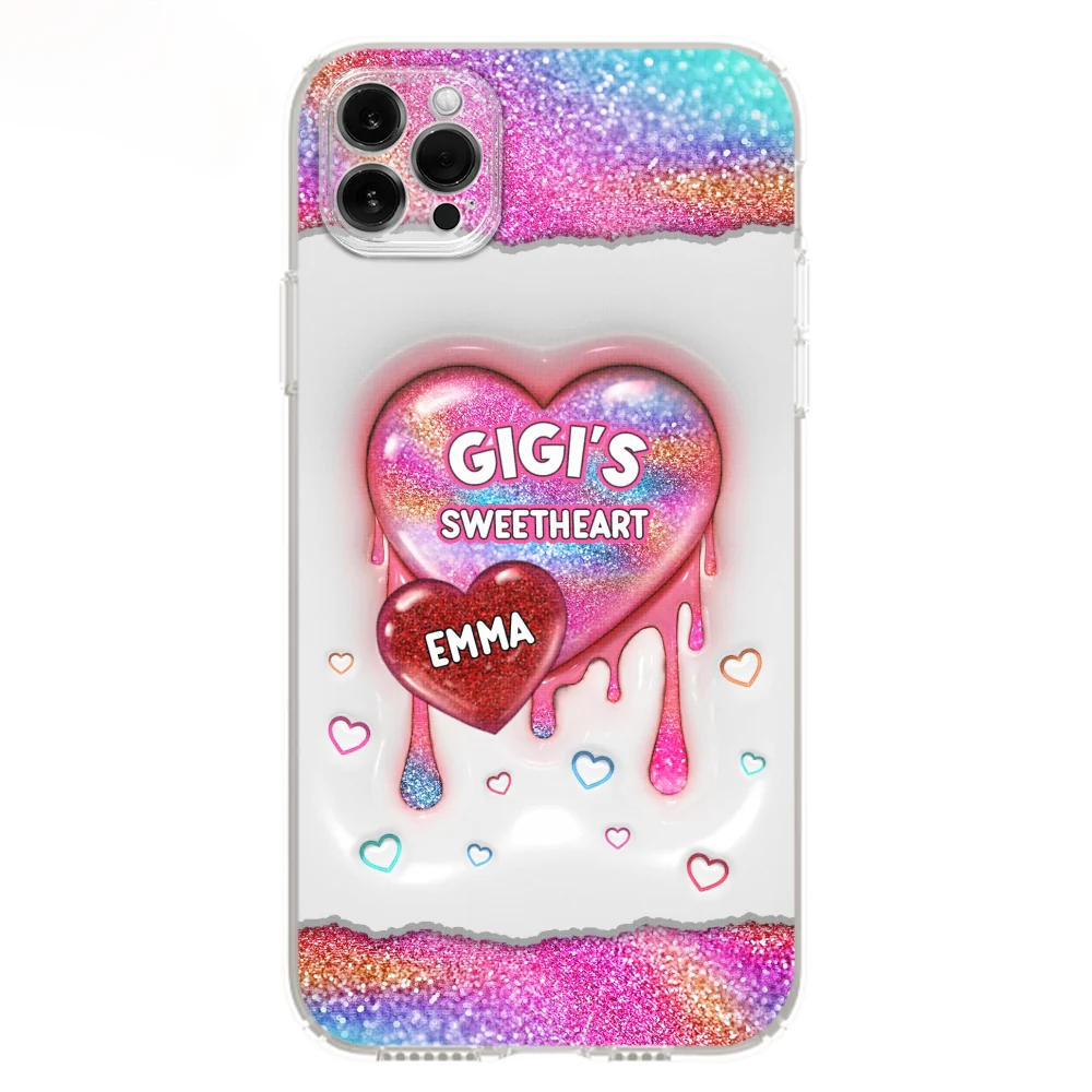Grandma Love - Personalized Custom 3D Inflated Effect Phone Case - Image 12