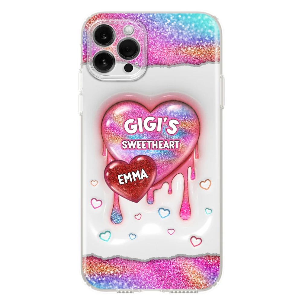 Grandma Love - Personalized Custom 3D Inflated Effect Phone Case - Image 13