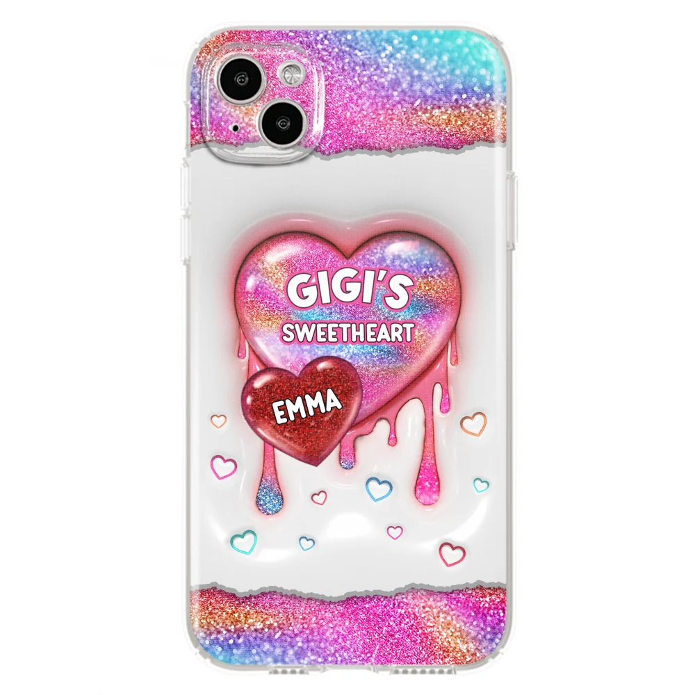 Grandma Love - Personalized Custom 3D Inflated Effect Phone Case - Image 14