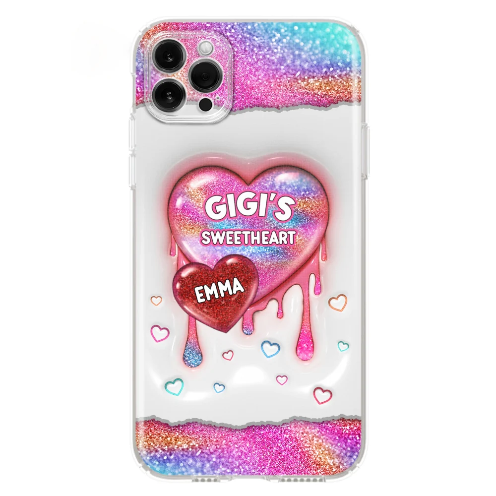 Grandma Love - Personalized Custom 3D Inflated Effect Phone Case - Image 15