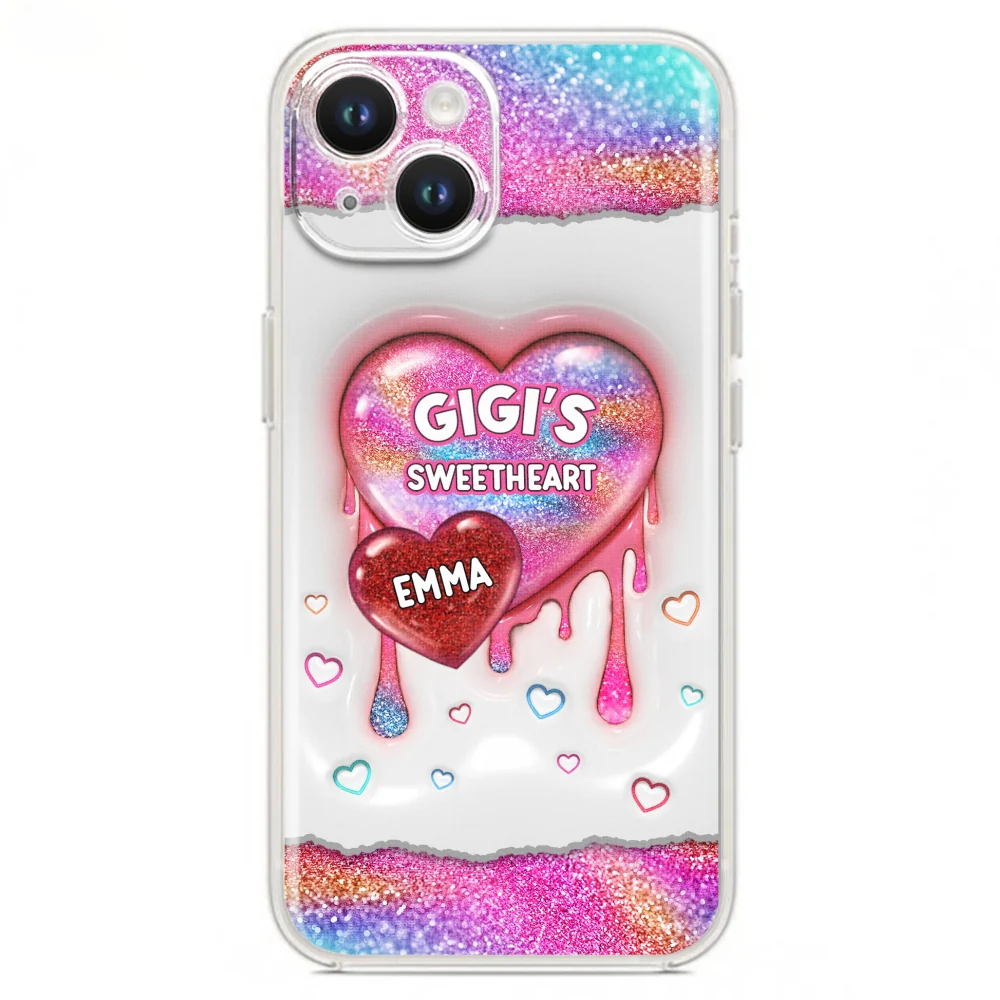 Grandma Love - Personalized Custom 3D Inflated Effect Phone Case - Image 17