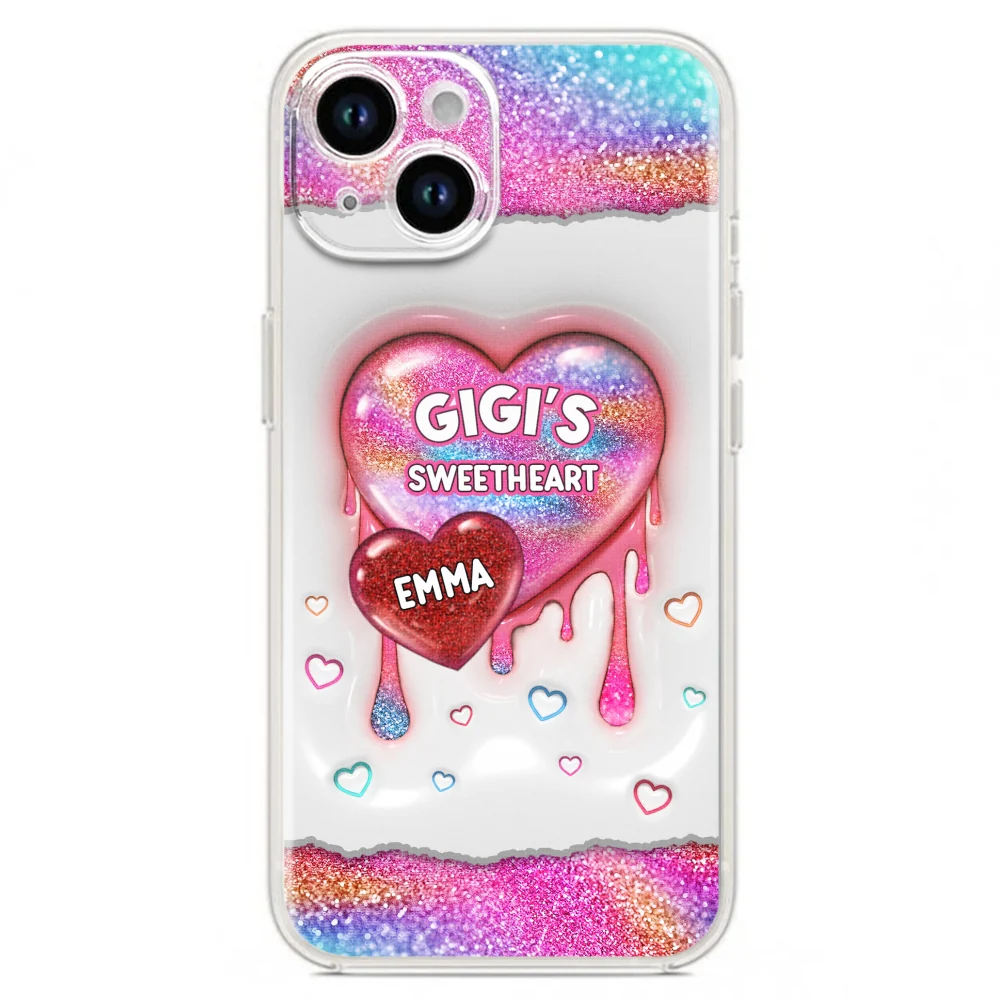 Grandma Love - Personalized Custom 3D Inflated Effect Phone Case - Image 18