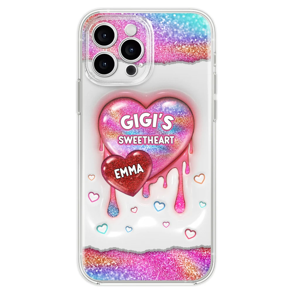 Grandma Love - Personalized Custom 3D Inflated Effect Phone Case - Image 22