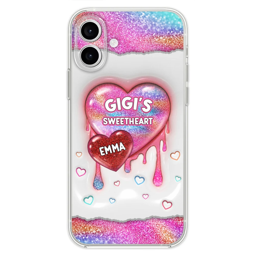 Grandma Love - Personalized Custom 3D Inflated Effect Phone Case - Image 23