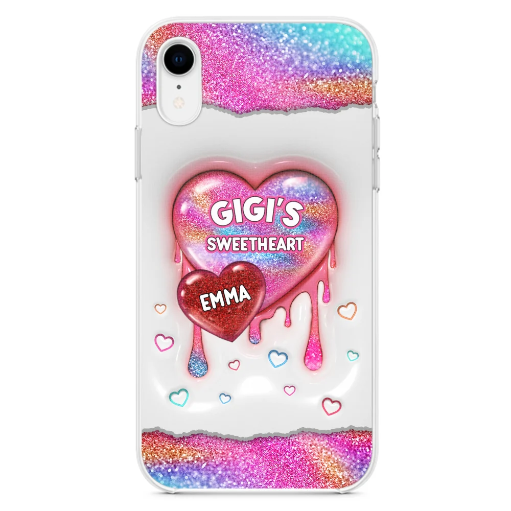 Grandma Love - Personalized Custom 3D Inflated Effect Phone Case - Image 25