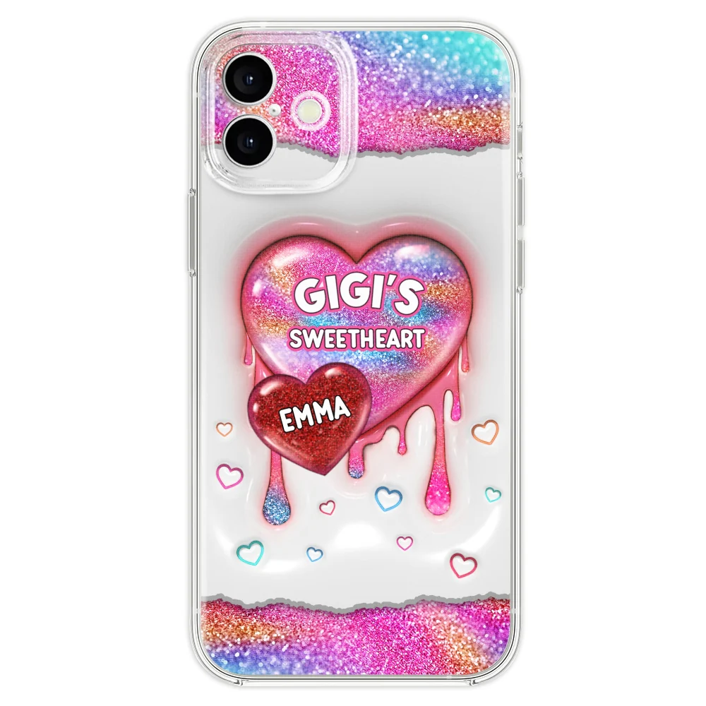 Grandma Love - Personalized Custom 3D Inflated Effect Phone Case - Image 27