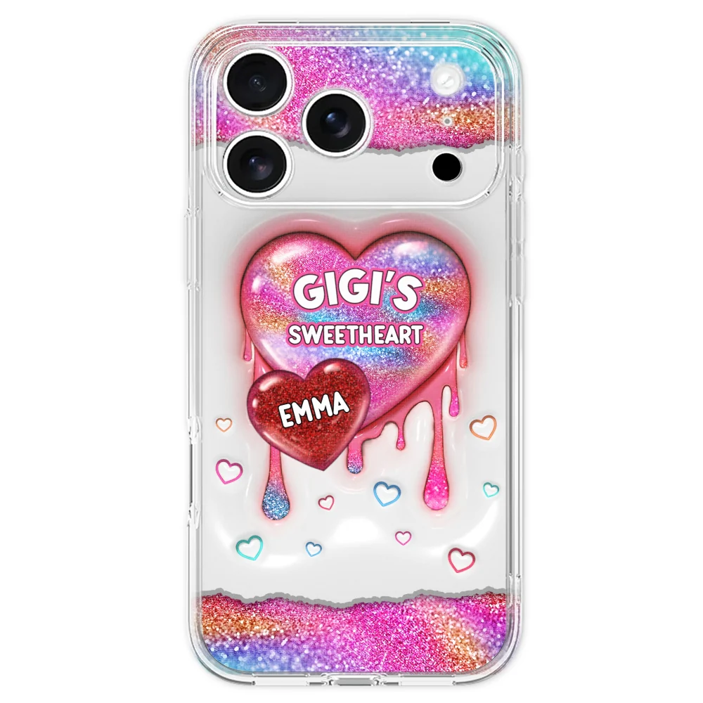 Grandma Love - Personalized Custom 3D Inflated Effect Phone Case - Image 30