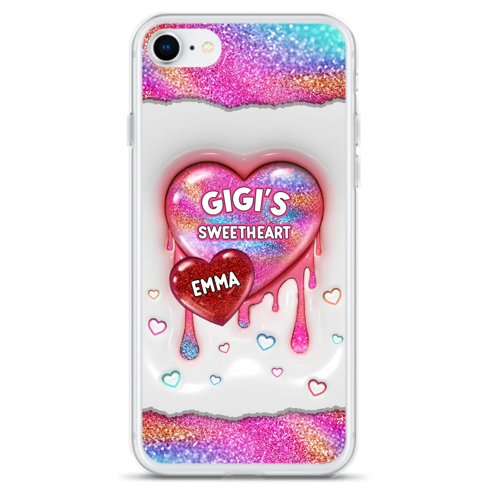 Grandma Love - Personalized Custom 3D Inflated Effect Phone Case - Image 6