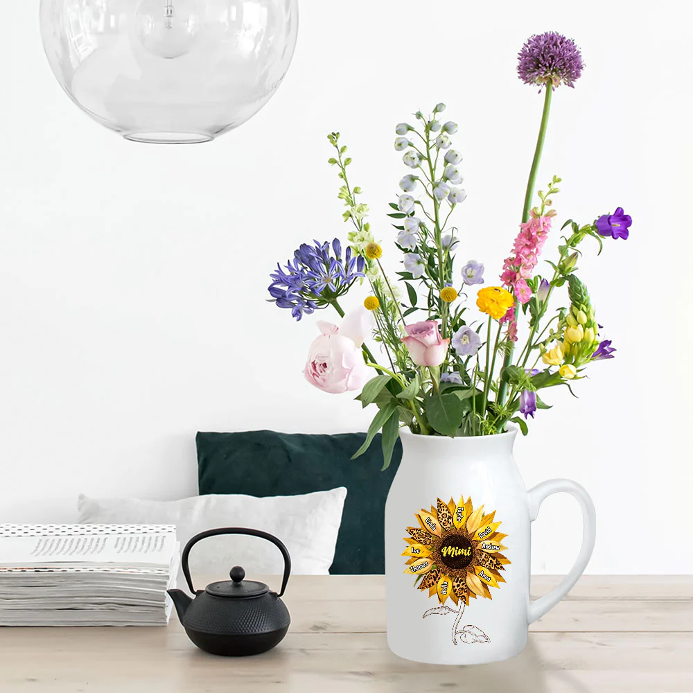 Grandma Love - Personalized Custom Flower Vase - Image 4