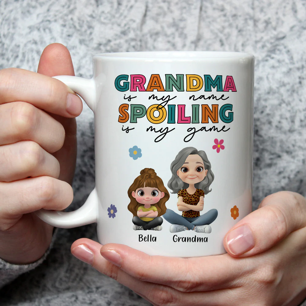 Grandma Magic Makes Everything Better - Personalized Custom Coffee Mug - Image 2