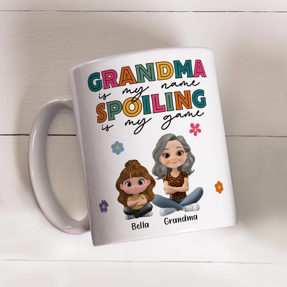 Grandma Magic Makes Everything Better - Personalized Custom Coffee Mug - Image 3