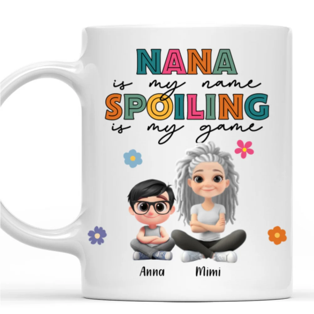Grandma Magic Makes Everything Better - Personalized Custom Coffee Mug - Image 7