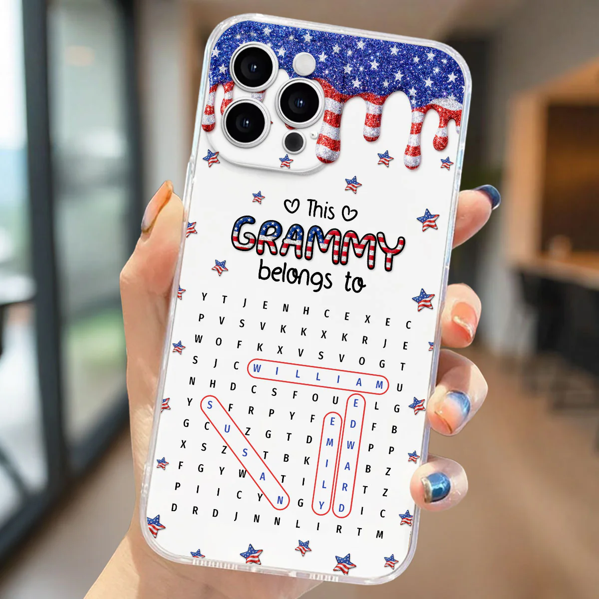 Grandma Means Everything To Us Puzzle - Personalized Custom Phone Case - Image 3