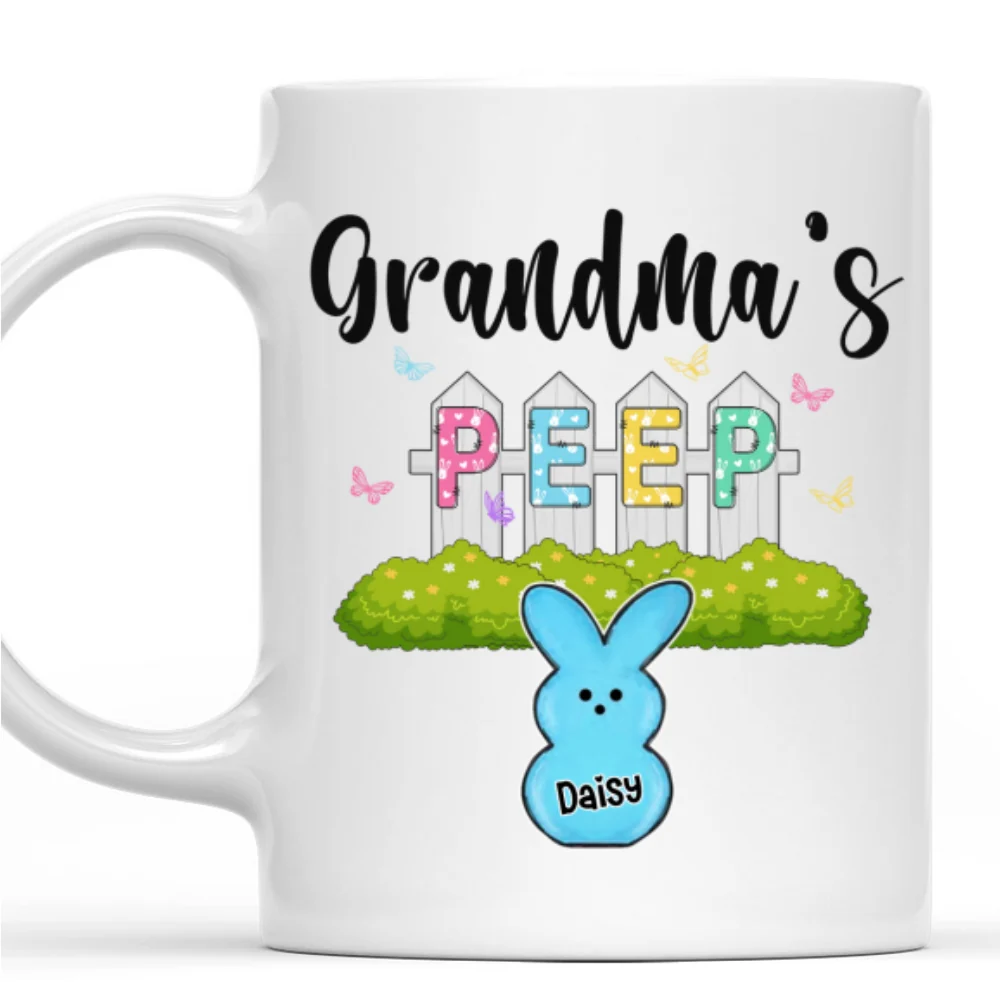 Grandma Peeps Easter - Personalized Custom Coffee Mug - Image 6