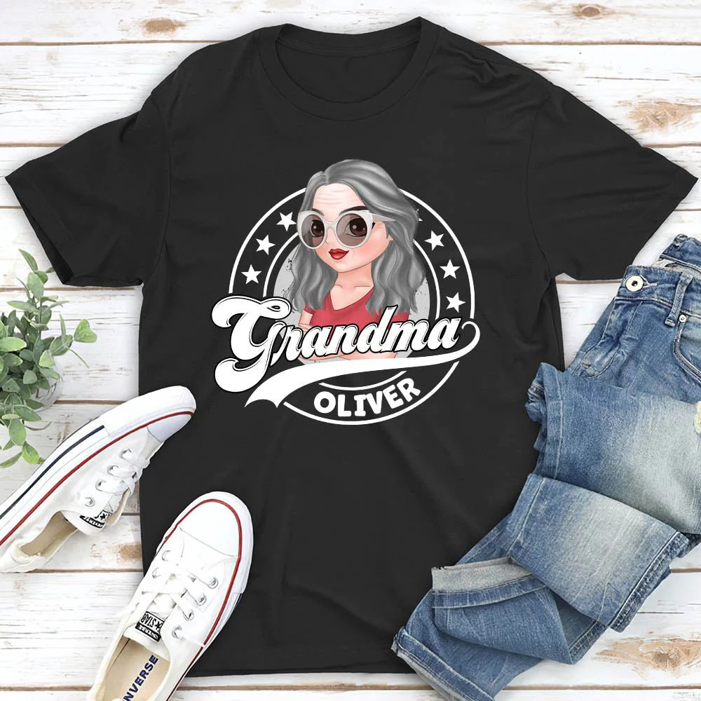 Grandma - Personalized Custom Unisex T-shirt - Image 2