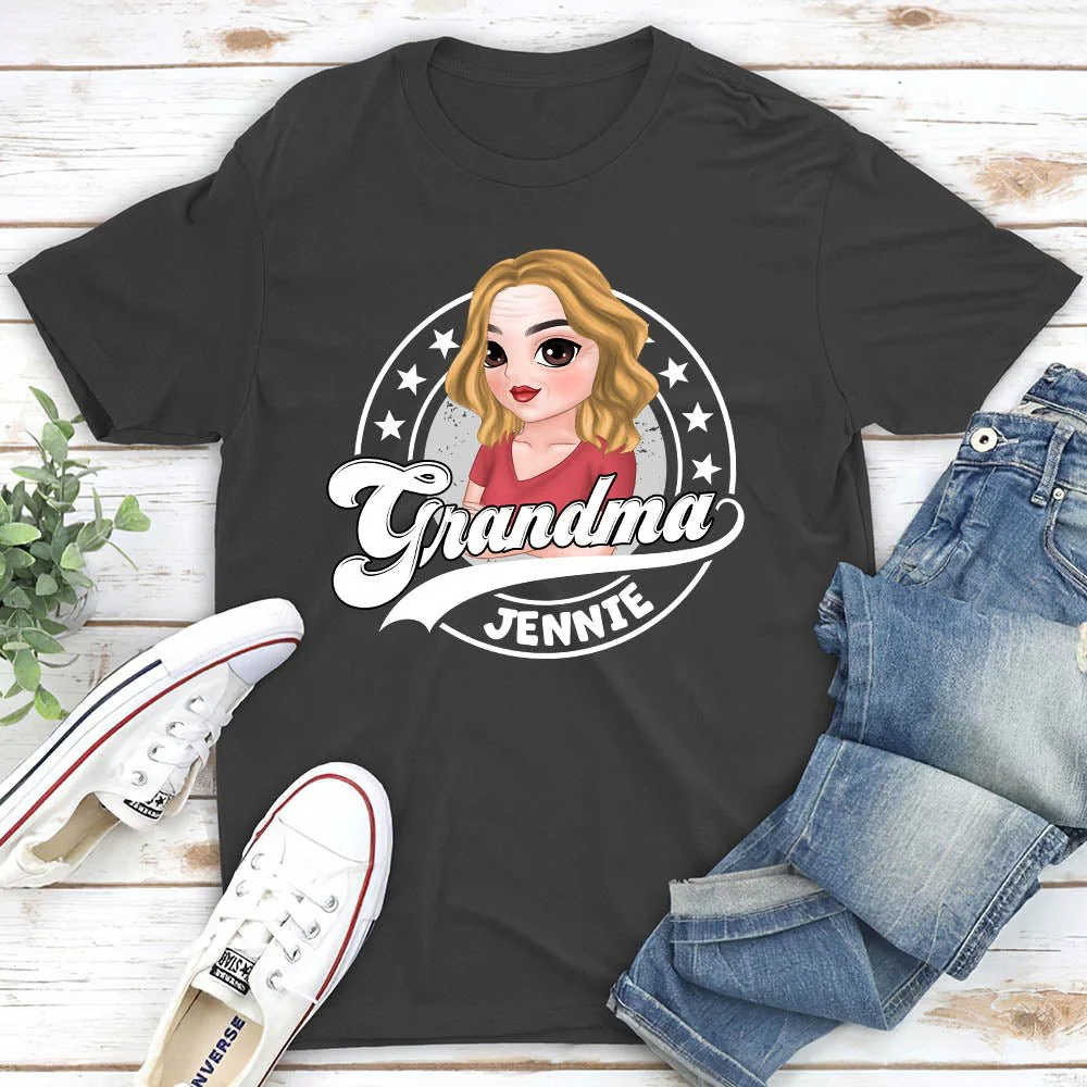 Grandma - Personalized Custom Unisex T-shirt - Image 4