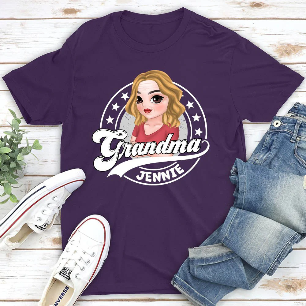 Grandma - Personalized Custom Unisex T-shirt - Image 5