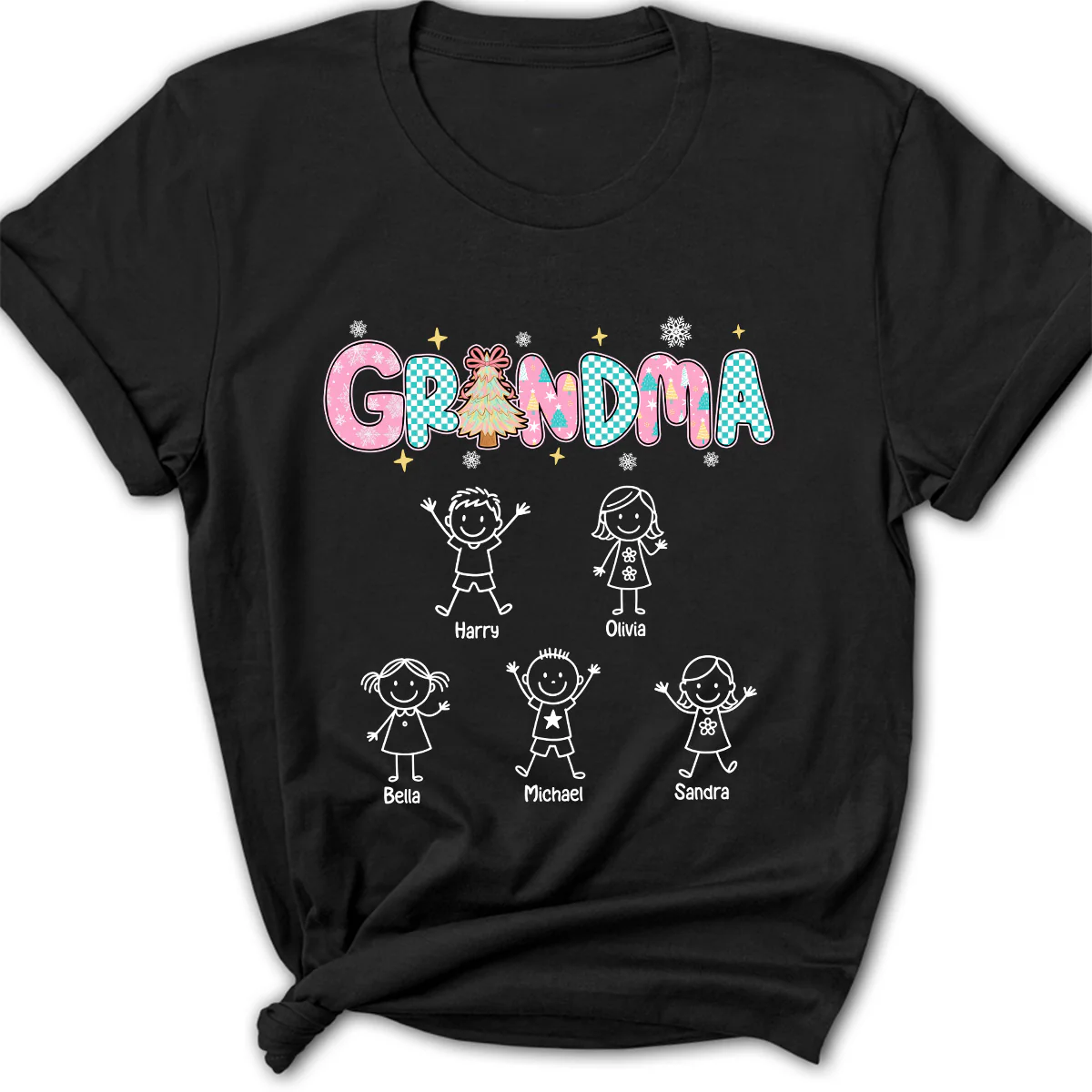 Grandma Sweethearts - Personalized Custom Shirt - Image 2