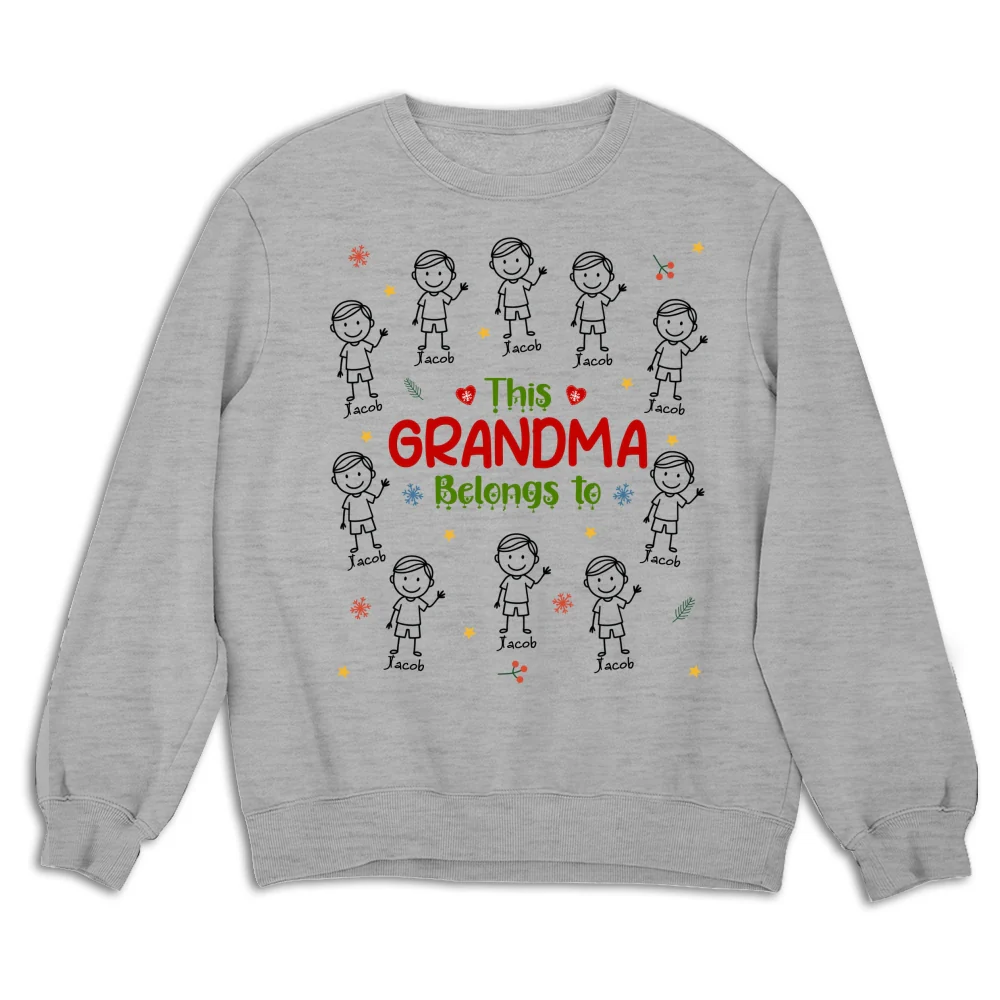 Grandma With Her Loves - Personalized Custom Shirt - Image 17