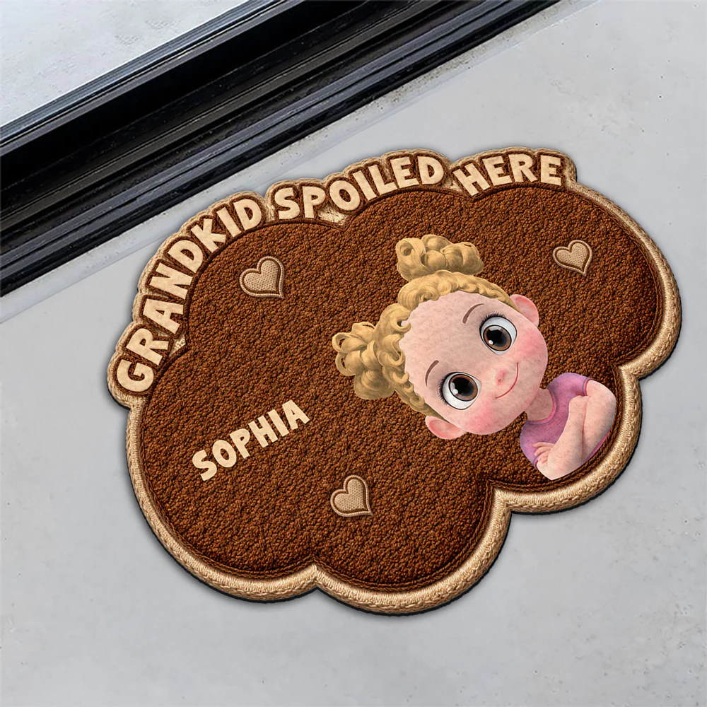 Grandmas Little Makers - Personalized Custom Doormat - Image 3