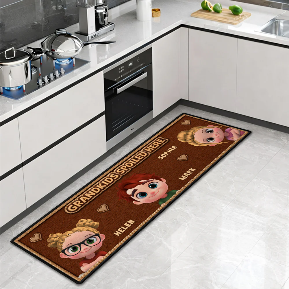 Grandmas Little Makers - Personalized Custom Runner Rug - Image 7