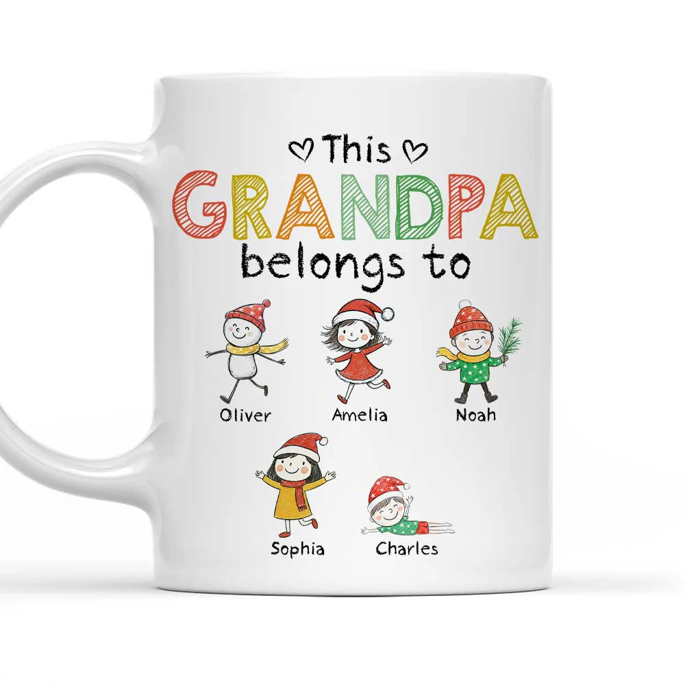 Grandpa Always Makes Life Better - Personalized Custom Coffee Mug