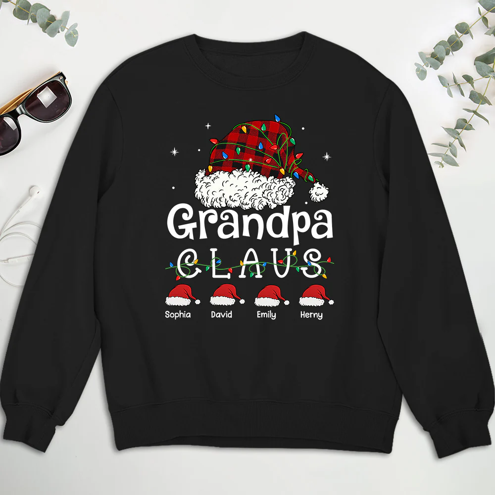 Grandpa Claus - Personalized Custom Shirt - Image 5