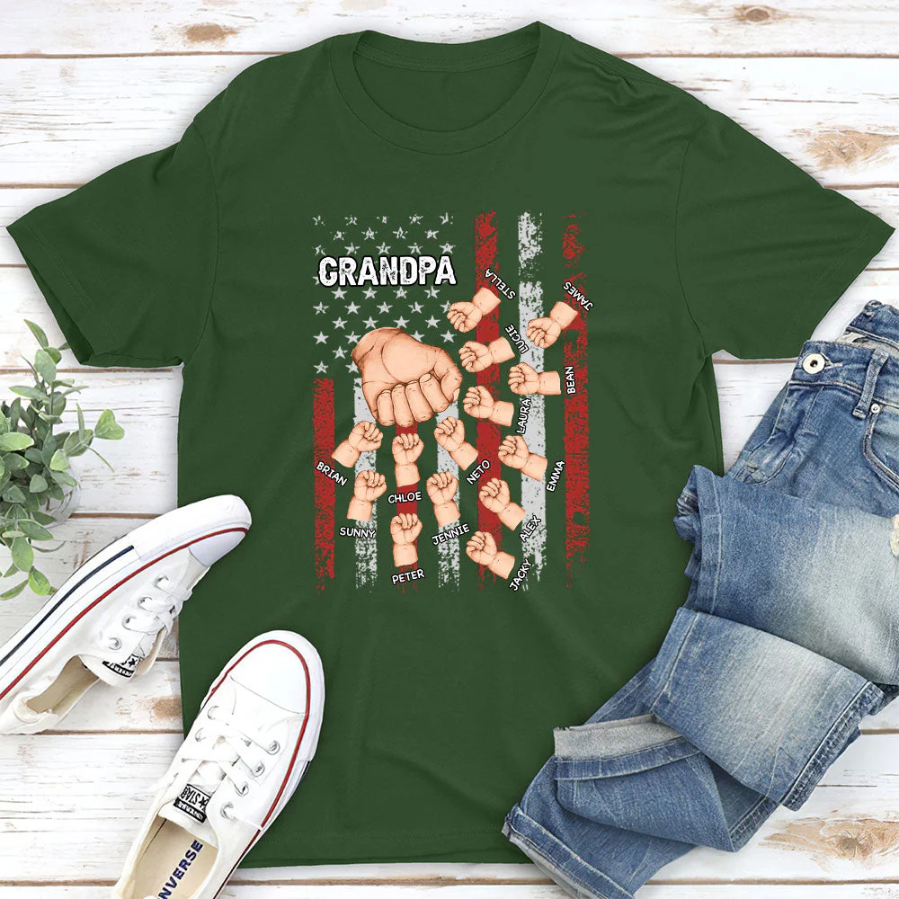 Grandpa Is Like Dad Without Rules - Personalized Custom Shirt - Image 6