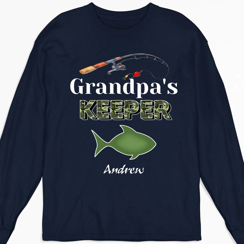 Grandpa Keepers - Personalized Custom Shirt - Image 12
