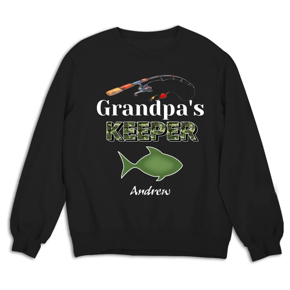 Grandpa Keepers - Personalized Custom Shirt - Image 13