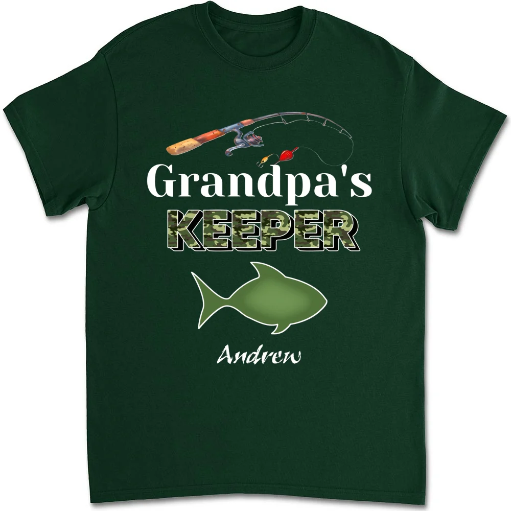 Grandpa Keepers - Personalized Custom Shirt - Image 8