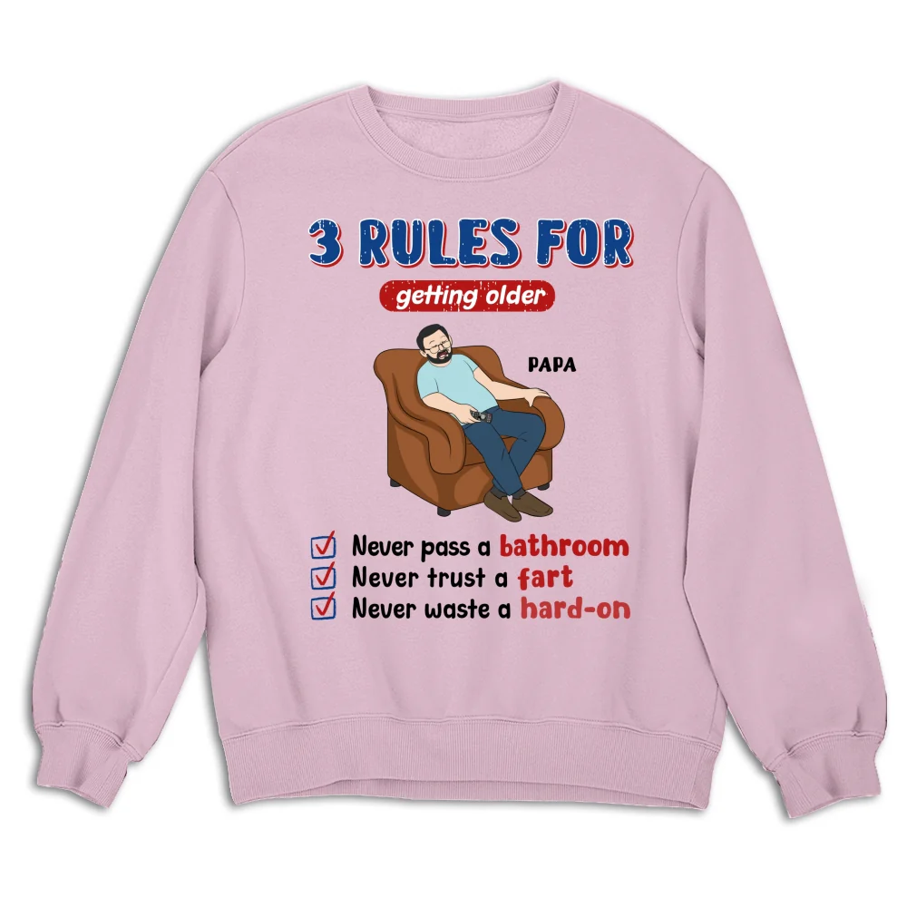 Grandpa Rules Laugh Leak Repeat - Personalized Custom Shirt - Image 14