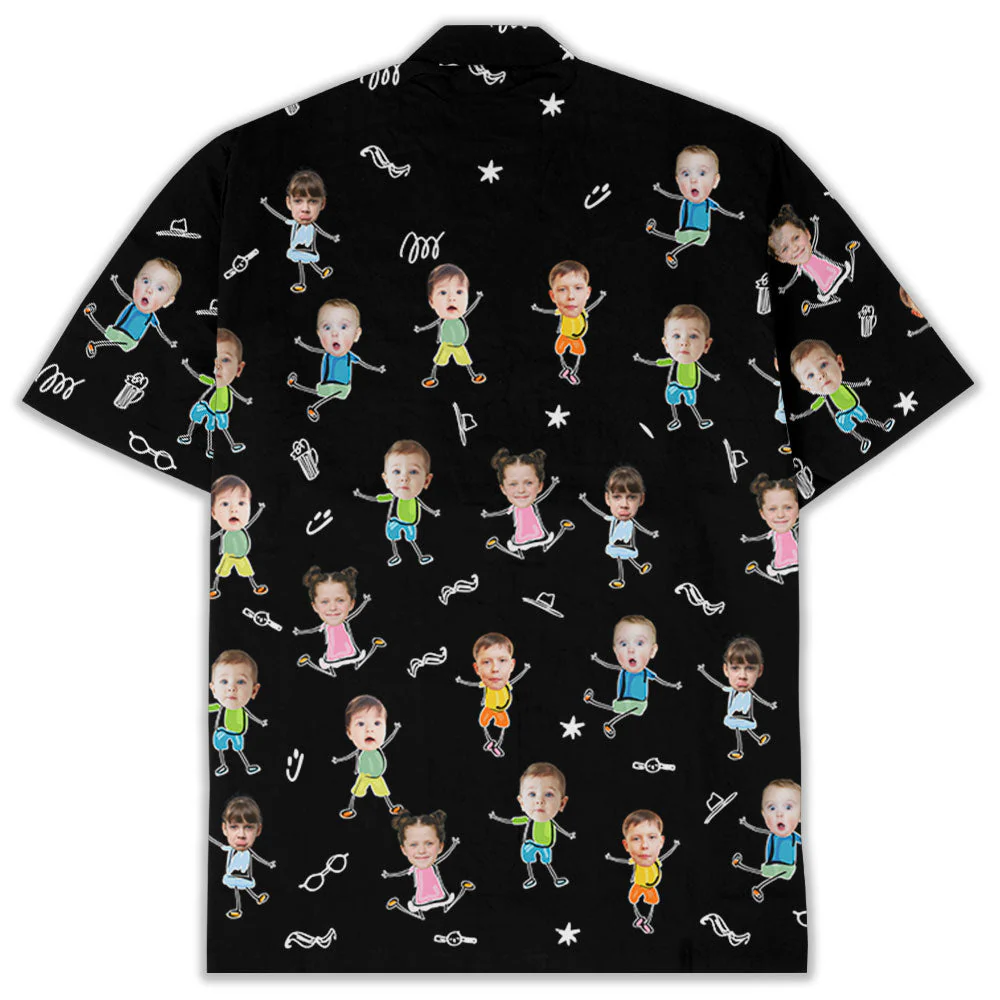 Grandpa This Belongs - Personalized Custom Hawaiian Shirt - Image 5