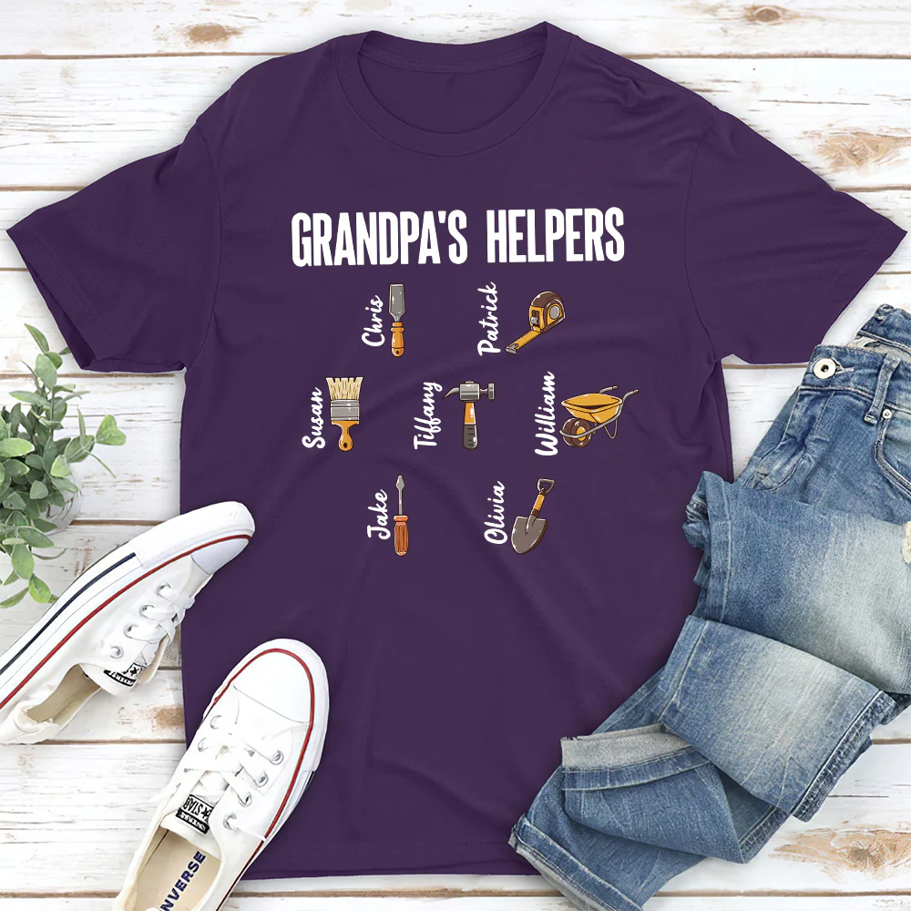 Grandpa Tool Time - Personalized Custom Shirt - Image 2