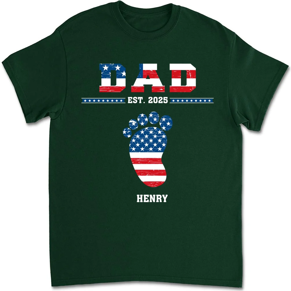 Grandpa With Grandkids - Personalized Custom Shirt - Image 8