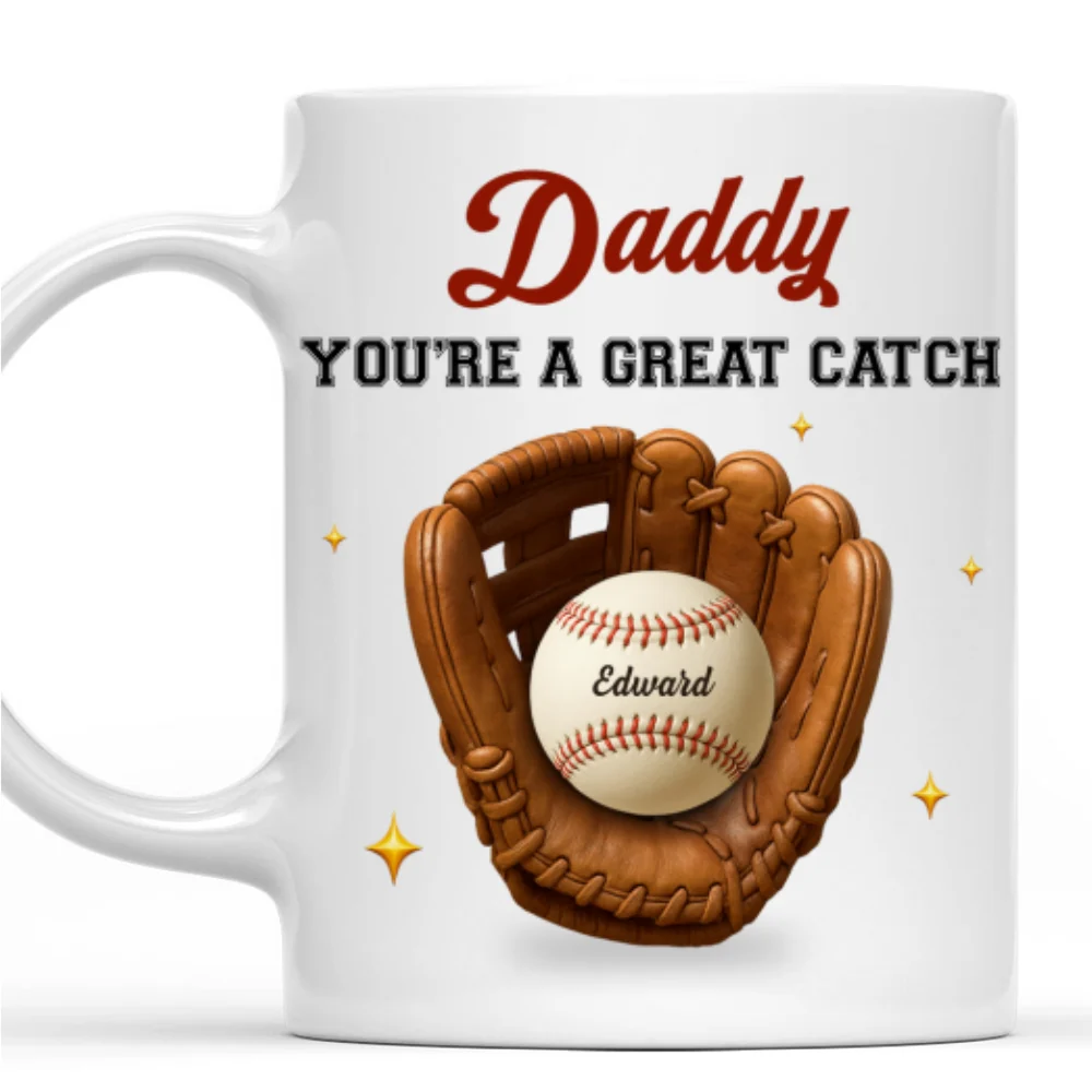 Great Catch - Personalized Custom Coffee Mug - Image 7