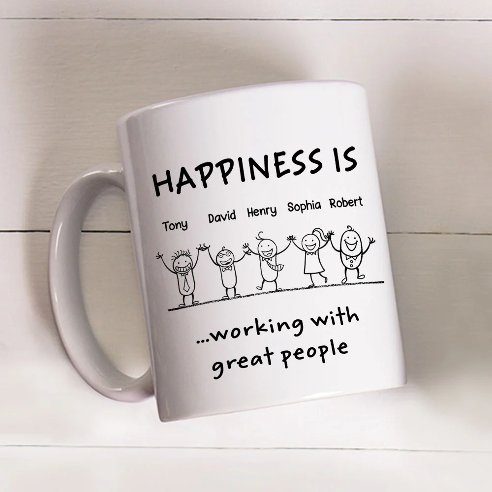 Great Colleagues - Personalized Custom Coffee Mug - Image 2