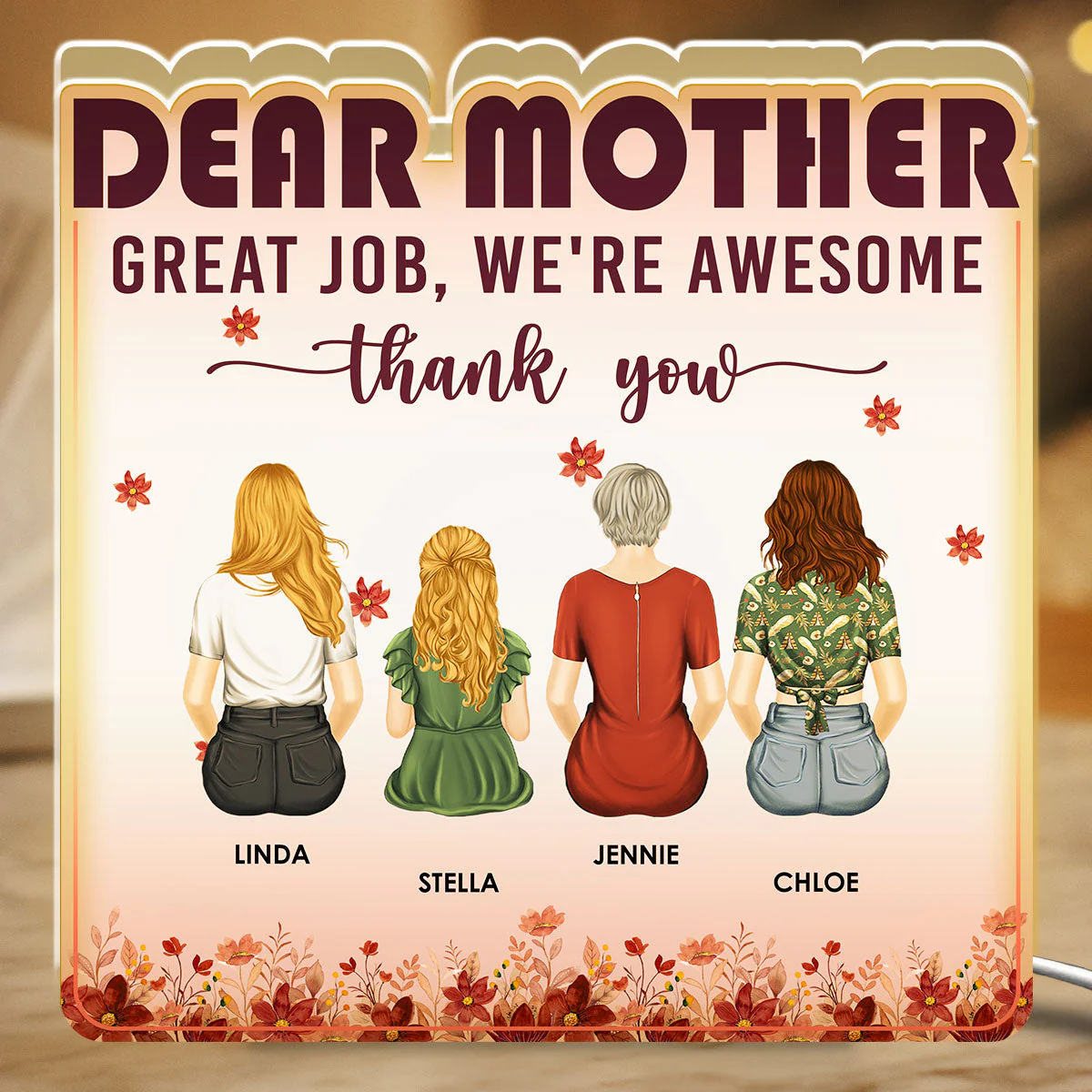 Great Job I Am Awesome - Personalized Custom Light Box - Image 3