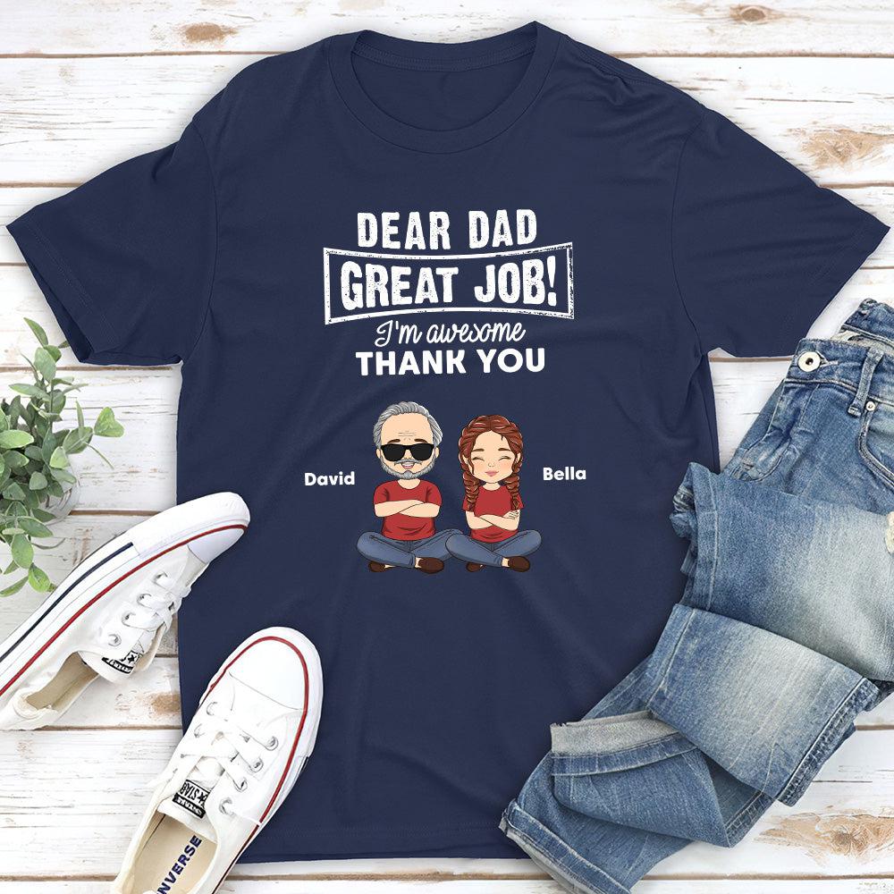 Great Job Thank You - Personalized Custom Classic T-shirt - Image 2