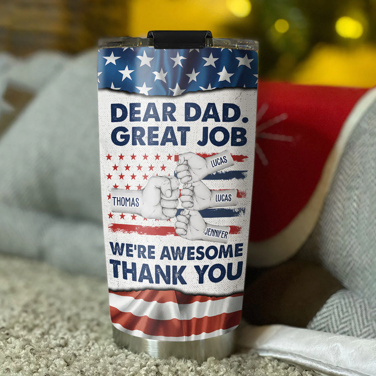 Great Job We Are Awesome - Personalized Custom Tumbler - Image 3